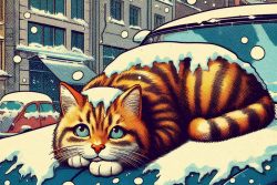 Почему коты зимой обожают машины и как их уберечь